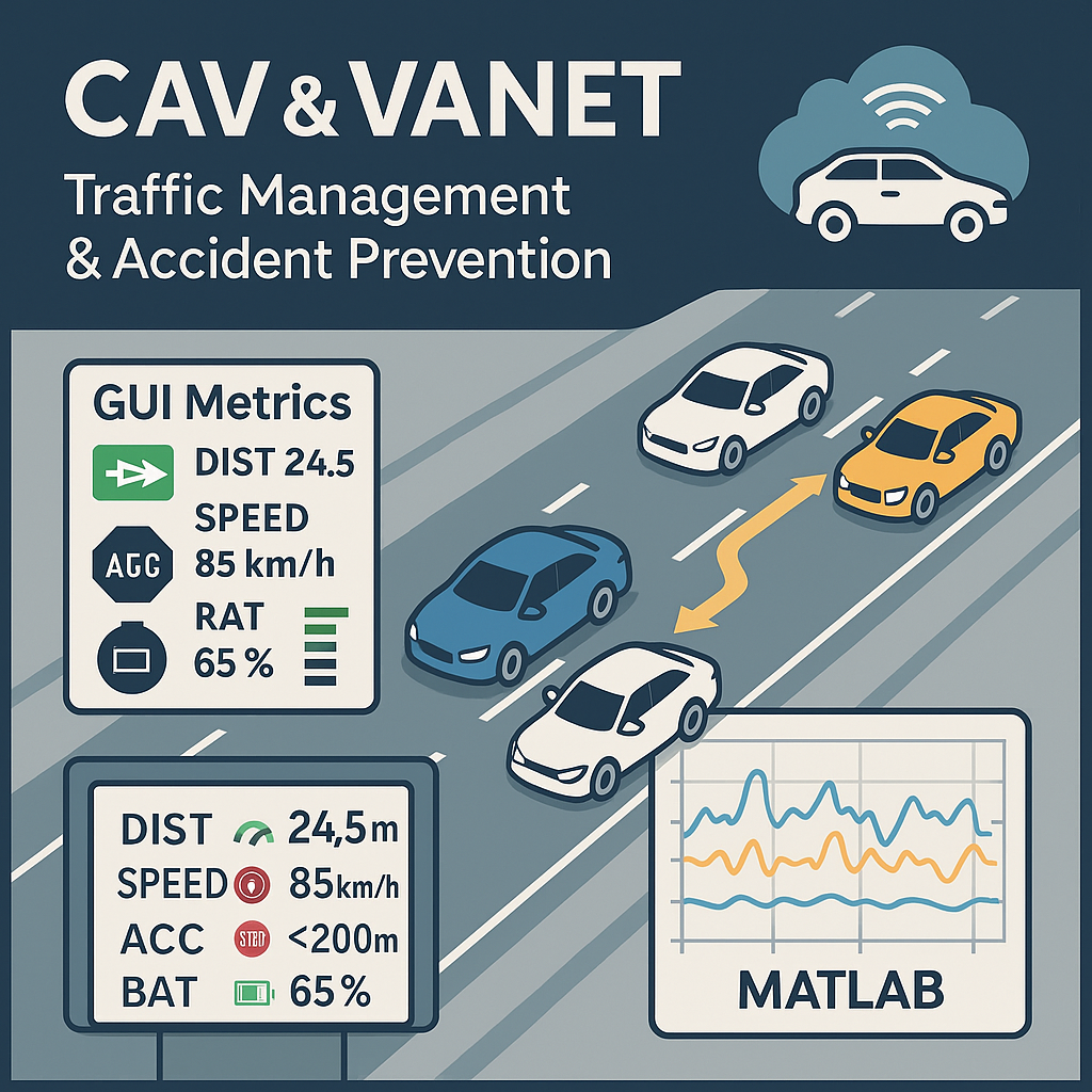 CAV- and VANET-Enabled Traffic Congestion Reduction and Accident Circumvention